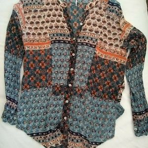 Free People button down top XS